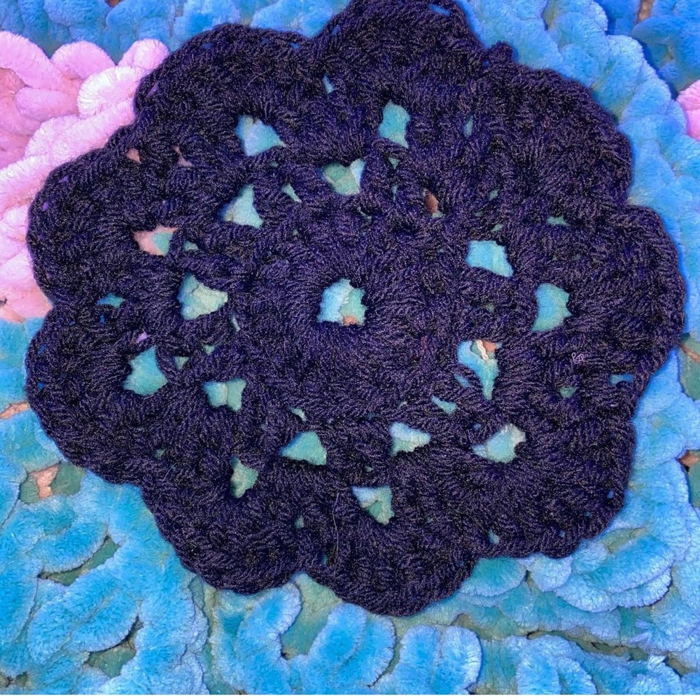 crochet coaster